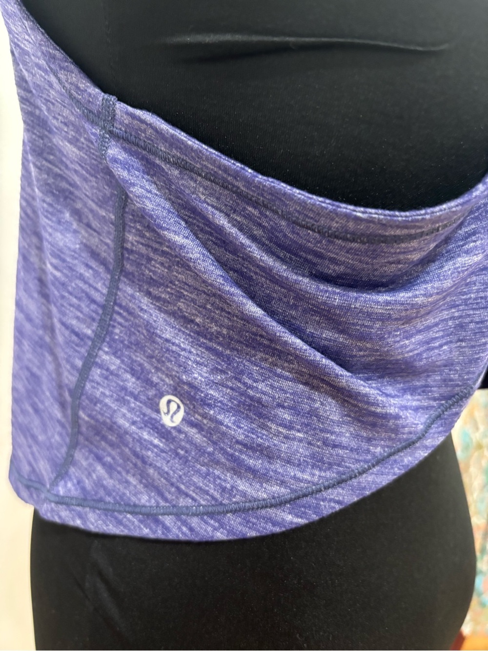 712. Lululemon Fast As Light Muscle Tank - Heathered Viola - Picture 6 of 7